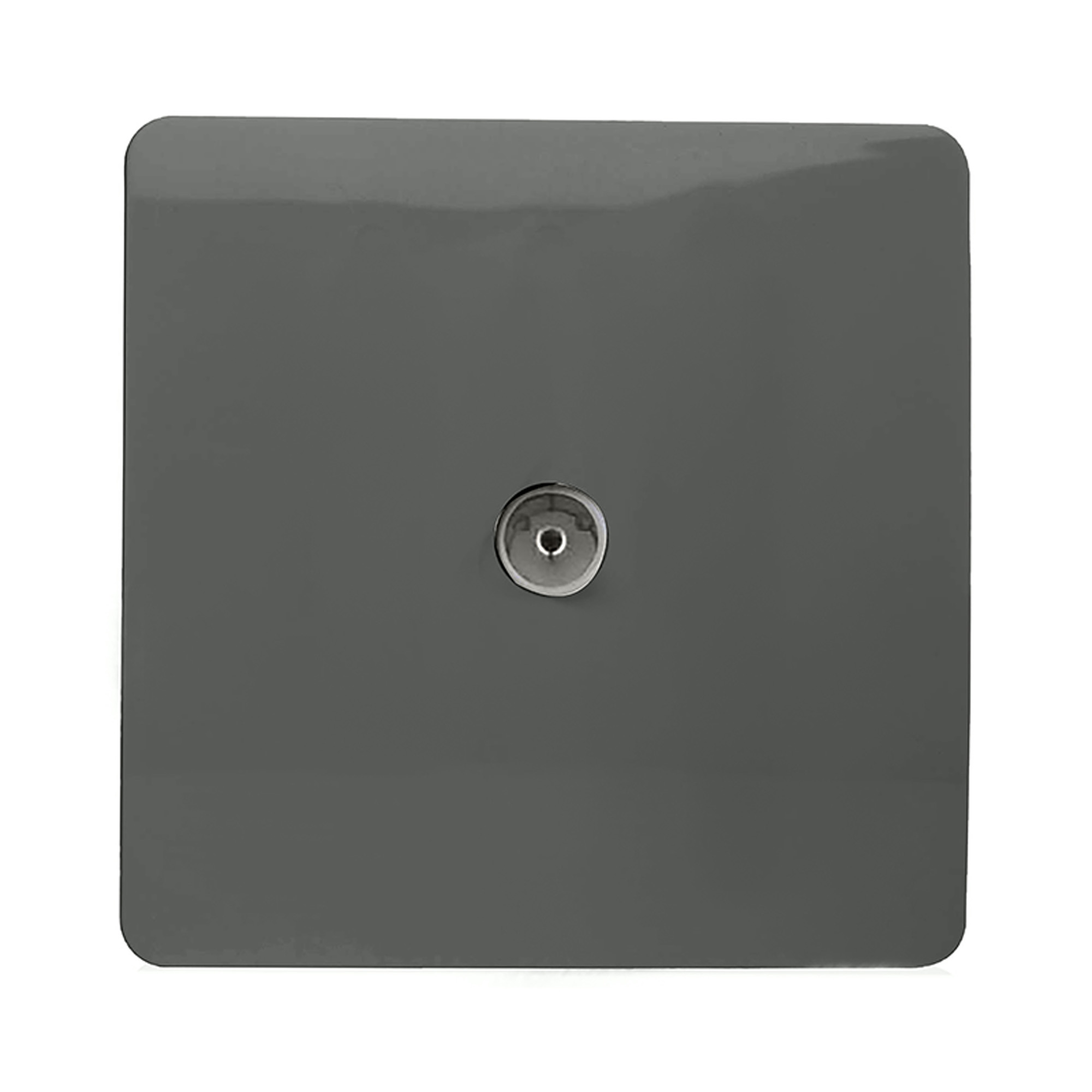 ART-TVSCH  TV Co-Axial 1 Gang Charcoal